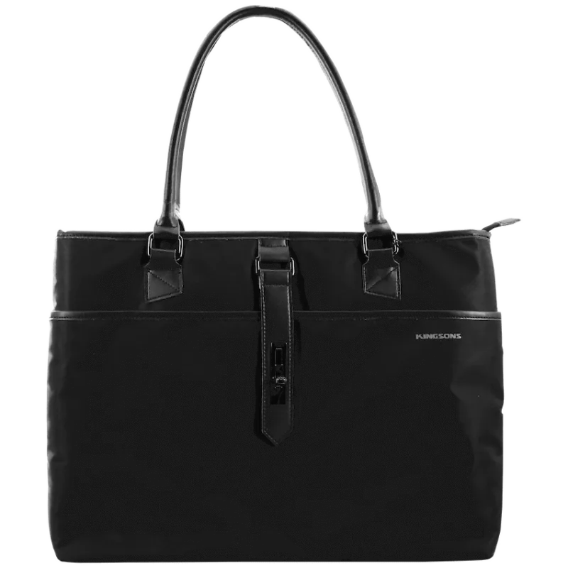 Kingsons Bella 15.6" Laptop Shoulder Bag - Black