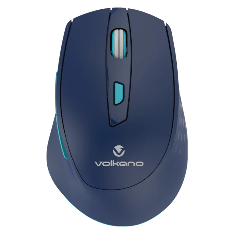Volkano Chrome Series Wireless Mouse - Blue