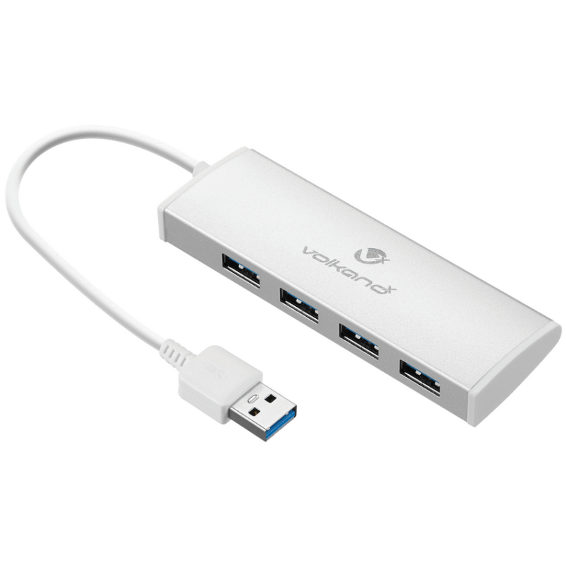 VolkanoX Media Series 4-Port USB Hub with Power Cable