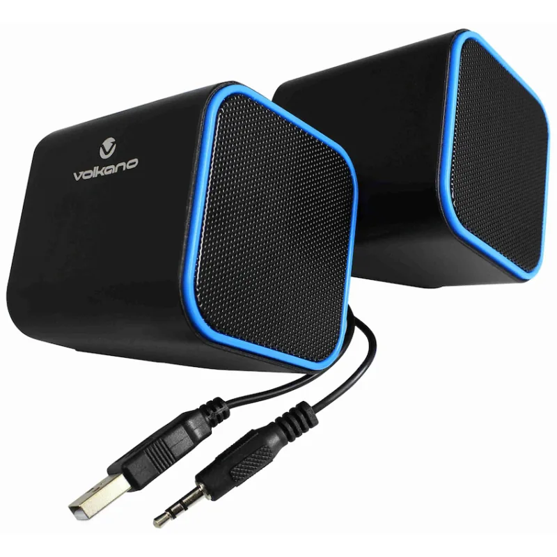Volkano Diamond Series USB Speaker - Blue