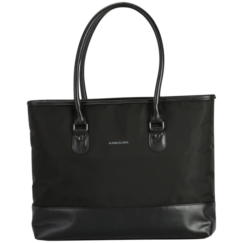 Kingsons 15.6" Classy series Black ladies shoulder bag