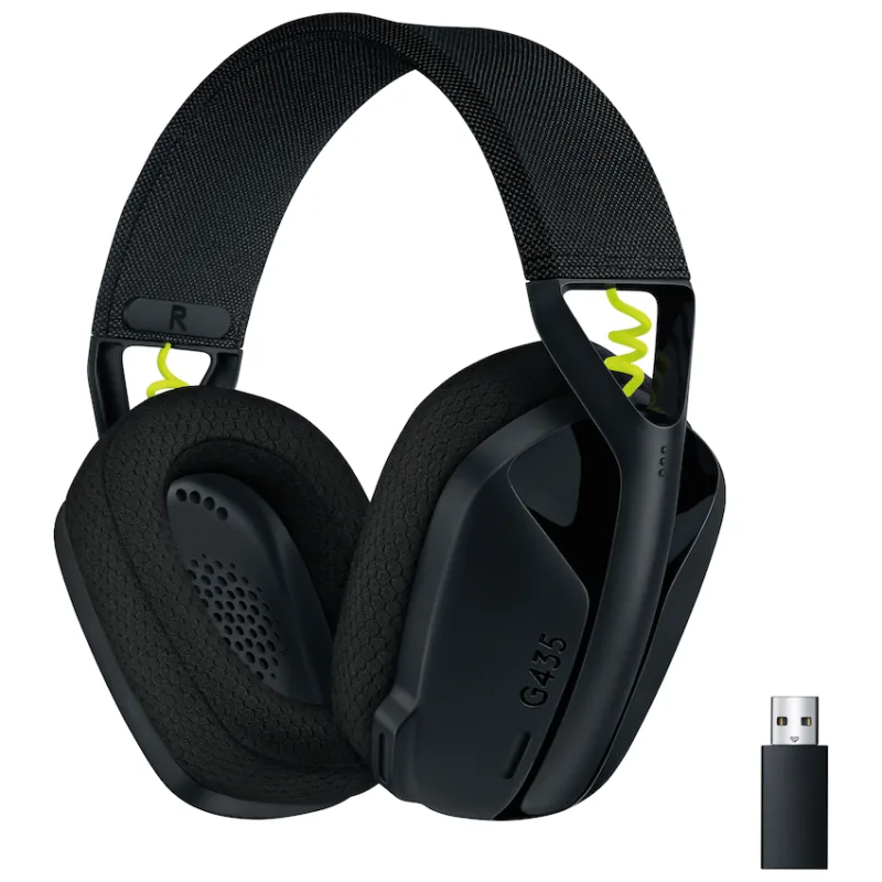 Logitech(R) G435 LIGHTSPEED Wireless Gaming Headset - Black
