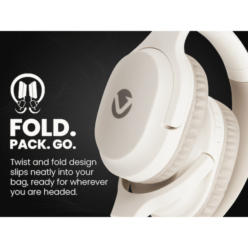 Volkano Pebble Series Bluetooth Headphones - Khaki