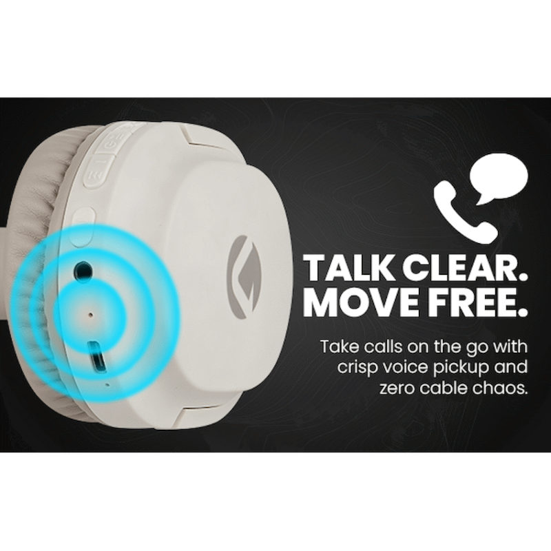 Volkano Pebble Series Bluetooth Headphones - Khaki