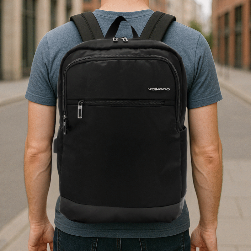 Volkano Roma 15.6" Smart Laptop Backpack - Black