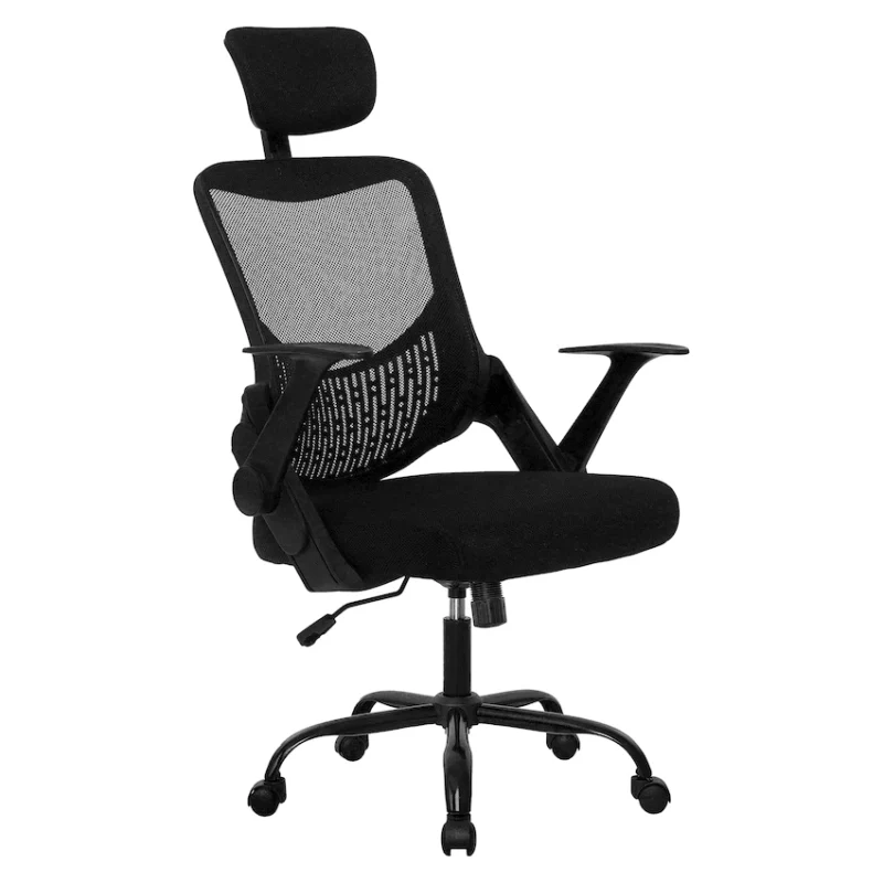 Everfurn Silicon Ergo Office Chair with Adjustable Arms