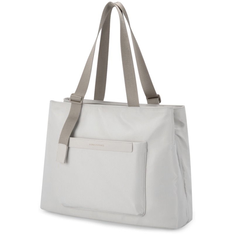 Kingsons Echo Ladies 15.6" Laptop Tote Bag Beige