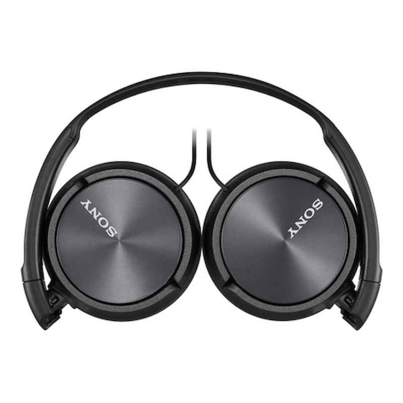 Sony MDR-ZX310AP (Black) Folding Aux Headphones with Mic