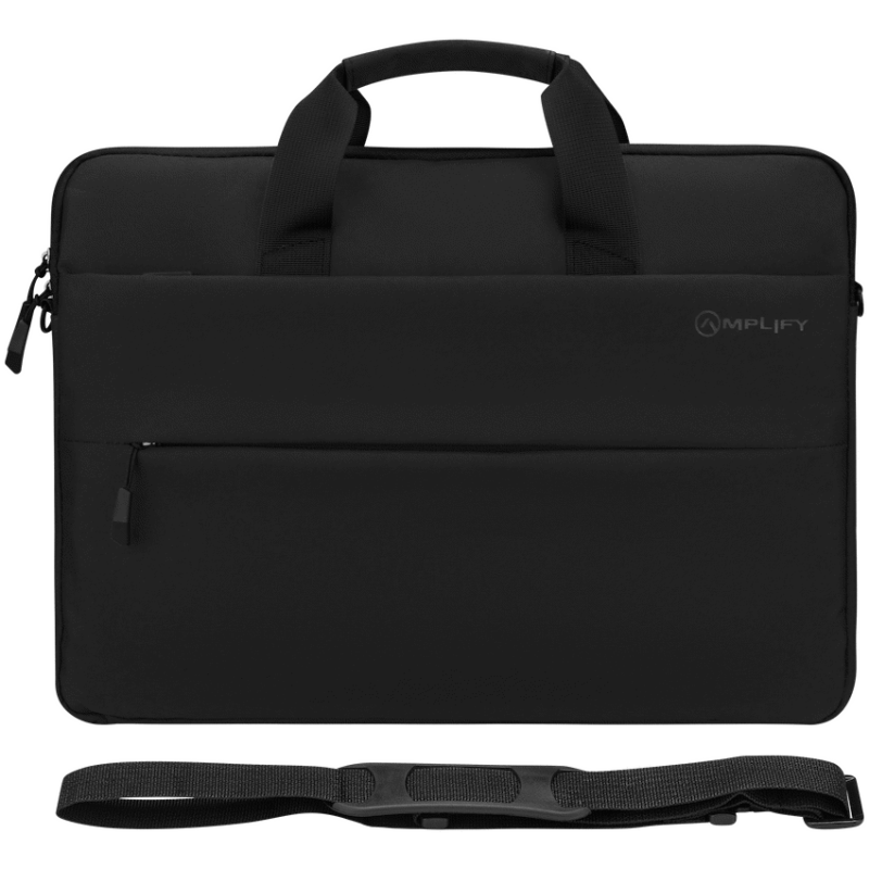 Amplify Cuba 15.6" Laptop Shoulder Bag Black