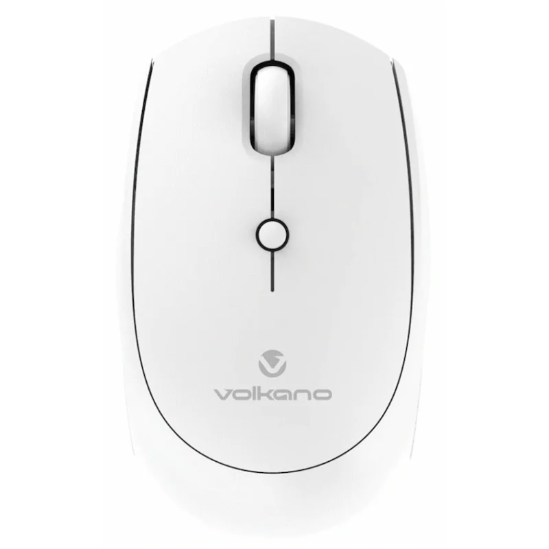 Volkano Talc Wireless Mouse - White