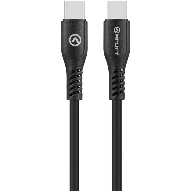 Amplify CoreCharge 1.2m USB-C to USB-C Cable - Black