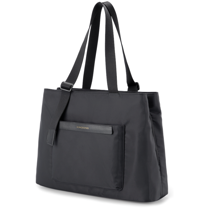 Kingsons Echo Ladies 15.6" Laptop Tote Bag Black