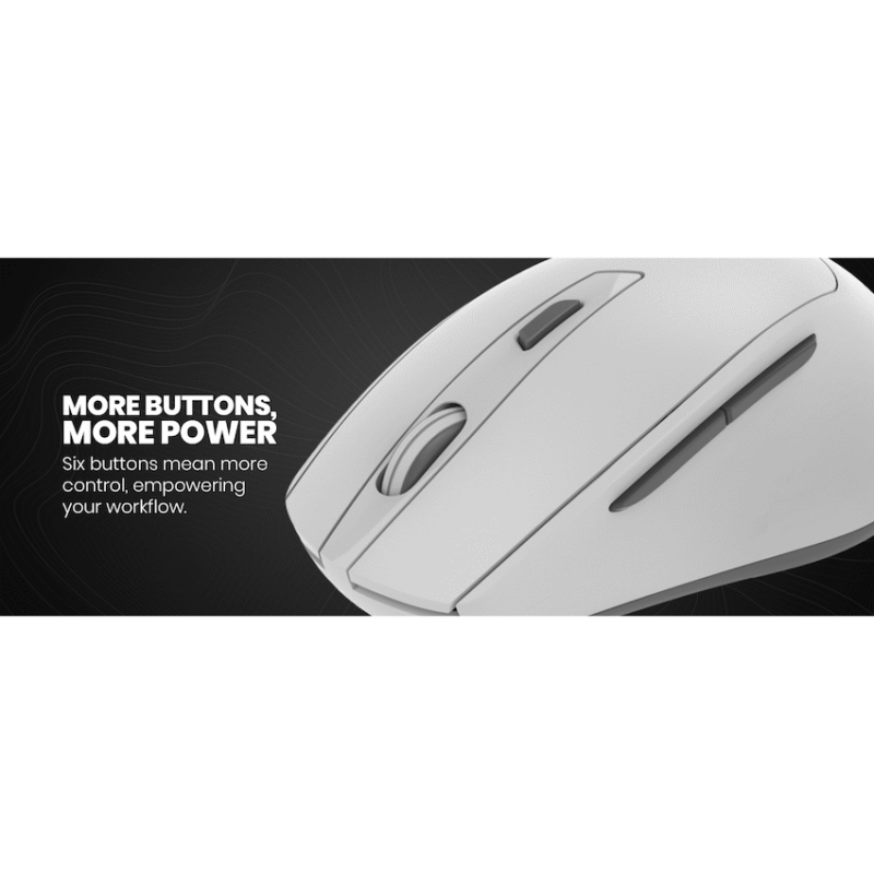 Volkano Chrome Series Wireless Mouse - Gray