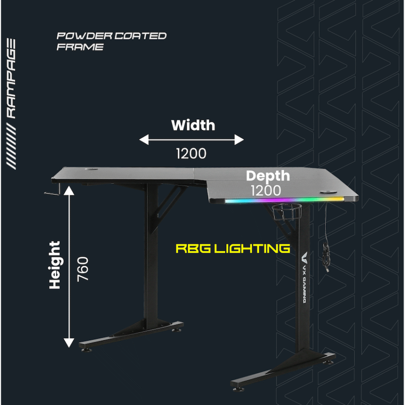 Rampage Gaming Desk