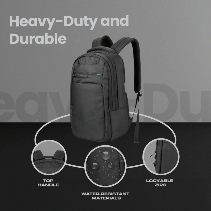 Volkano Suave 15.6" Laptop Backpack - Black/Turquoise
