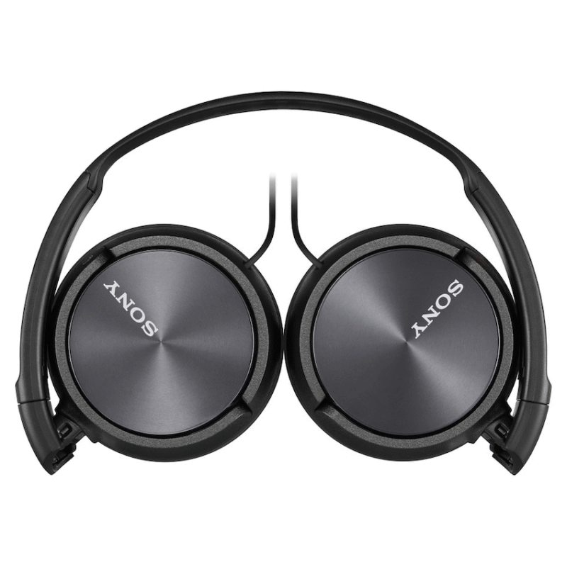 Sony MDR-ZX310AP (Black) Folding Aux Headphones with Mic
