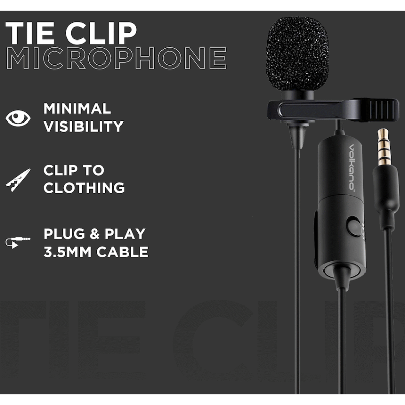 Volkano Clip Pro Series 3.5mm Microphone