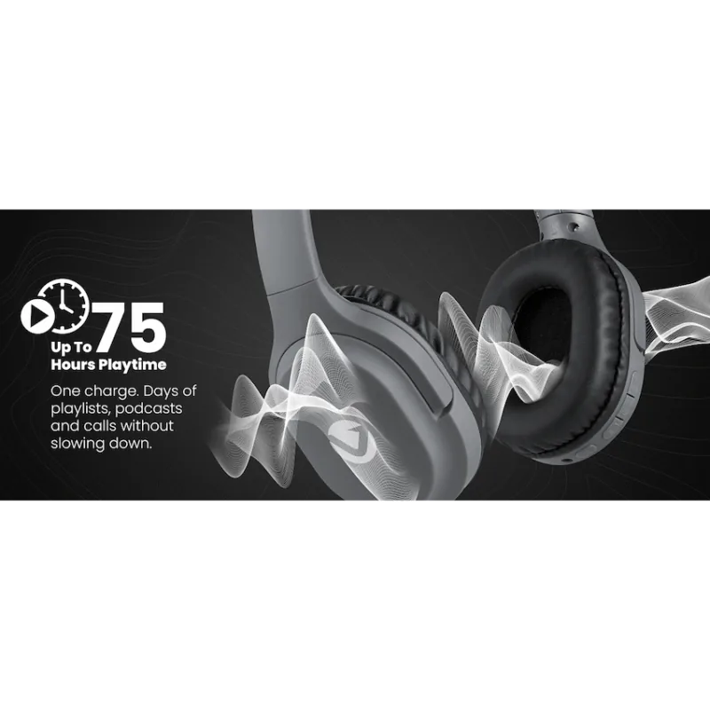 Logitech(R) Zone Vibe 100 Wireless Headphones - Graphite