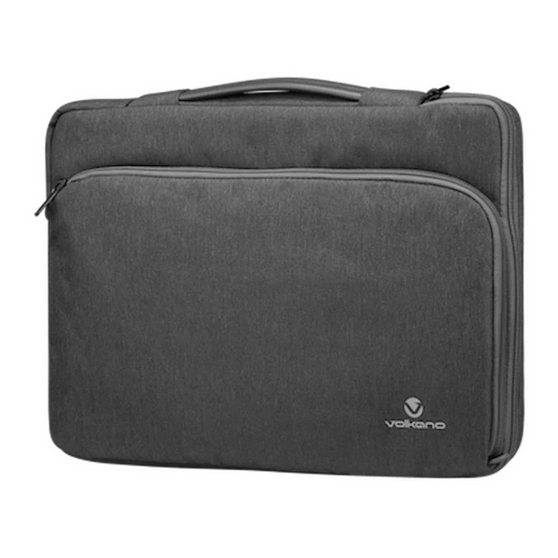 Volkano Deluxe 15.6" Laptop Sleeve - Charcoal
