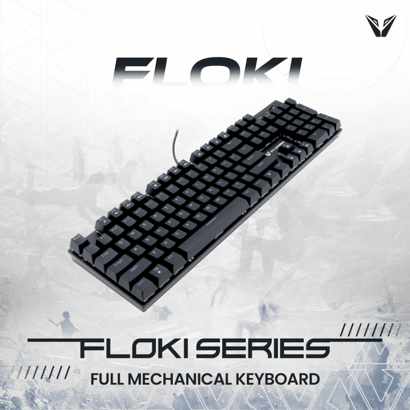 VX Gaming Floki RGB Full Mechanical Keyboard