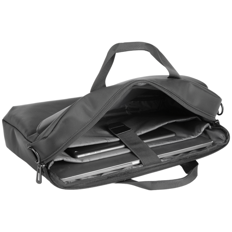 Kingsons Intent Series 15.6" Laptop Shoulder Bag - Black