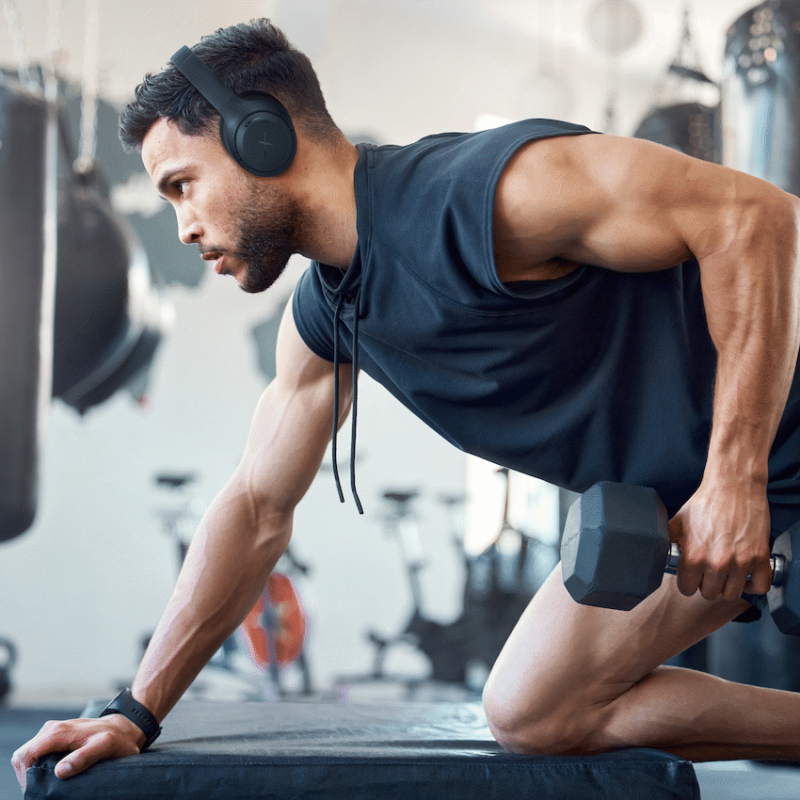 VolkanoX VXH100 Bluetooth Headphones with ANC - Black