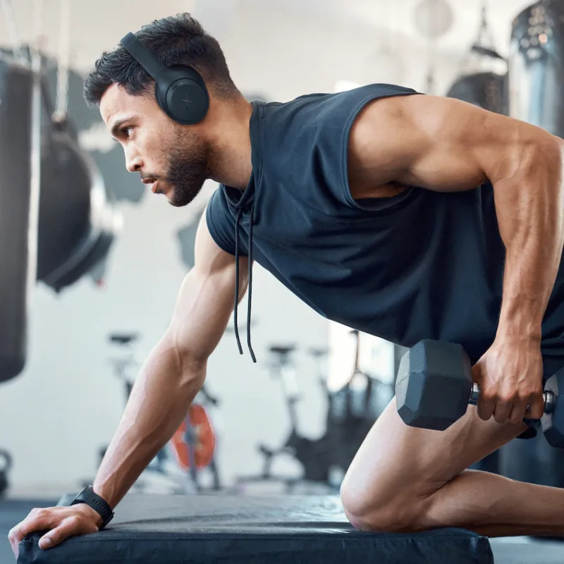 VolkanoX VXH100 Bluetooth Headphones with ANC - Black