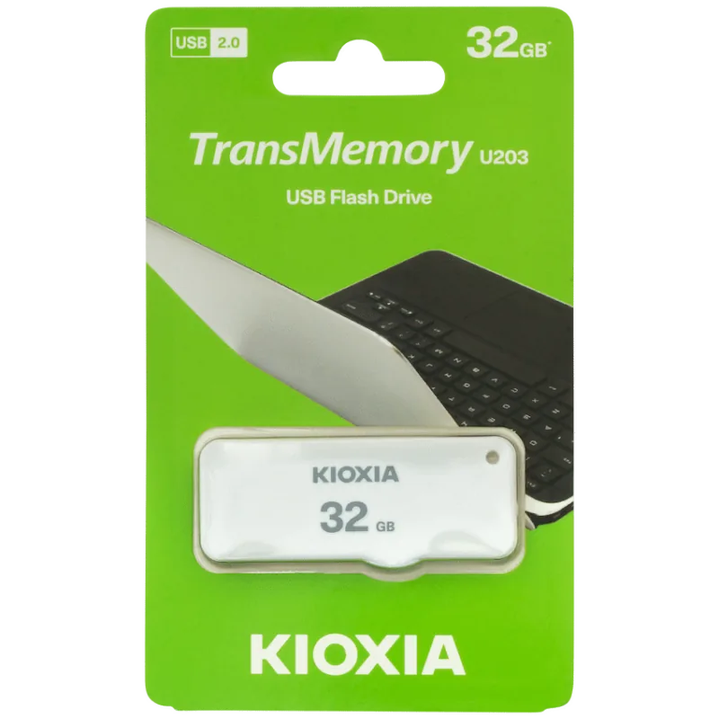 Kioxia U203W- 32GB USB 2.0 Yamabiko Slider Type