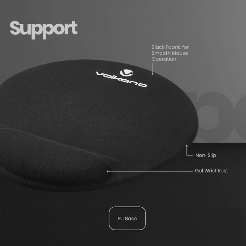 Volkano Comfort+ Series Gel Mouse Pad