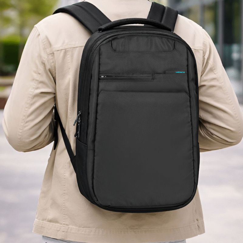 Volkano Suave 15.6" Laptop Backpack - Black/Turquoise