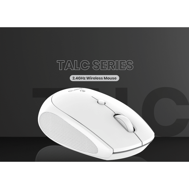 Volkano Talc Wireless Mouse - White
