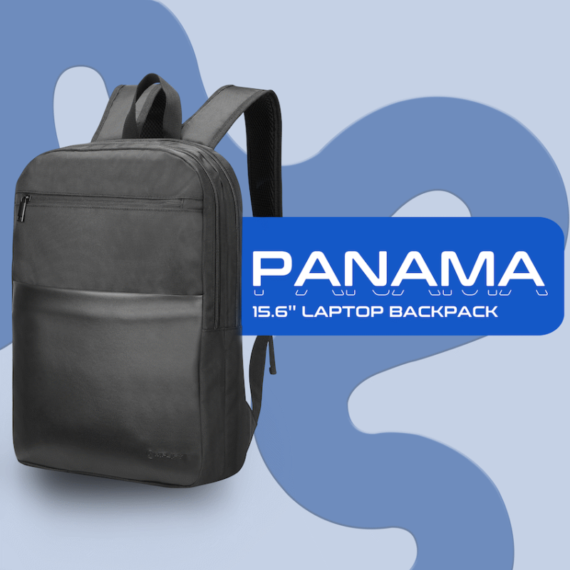 Amplify Panama 15.6" Laptop Backpack - Black