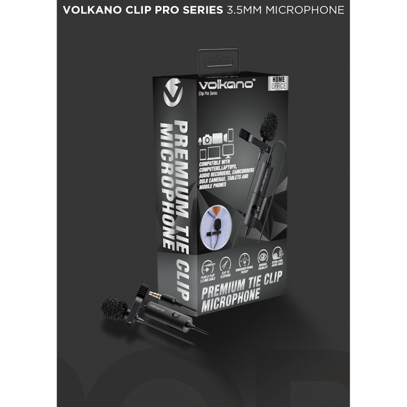 Volkano Clip Pro Series 3.5mm Microphone