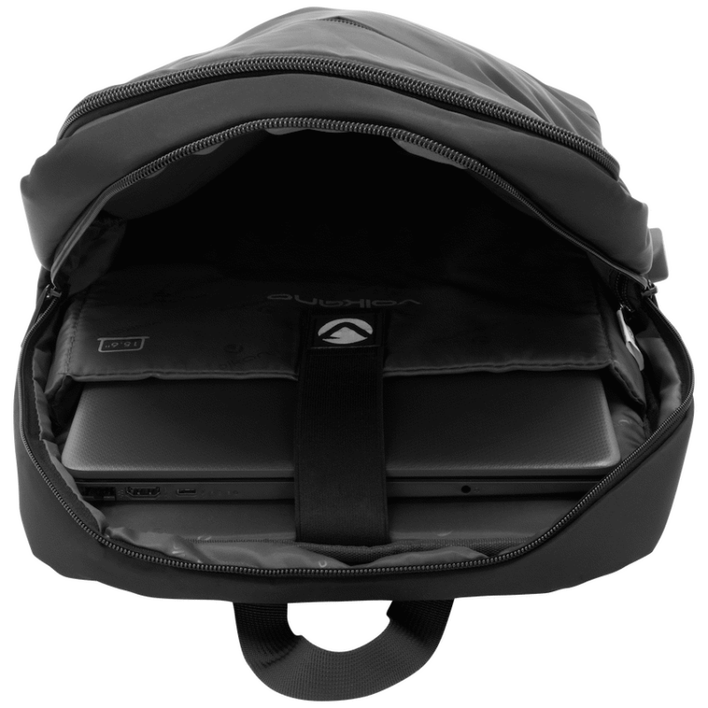 Volkano Roma 15.6" Smart Laptop Backpack - Black