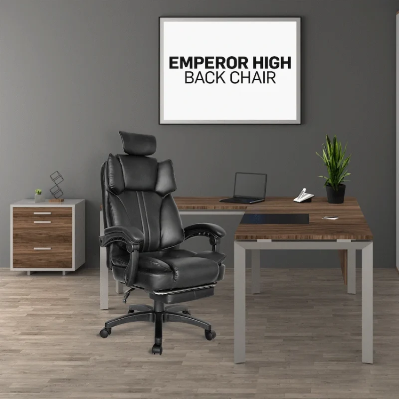 Emperor High Back Chair - Black