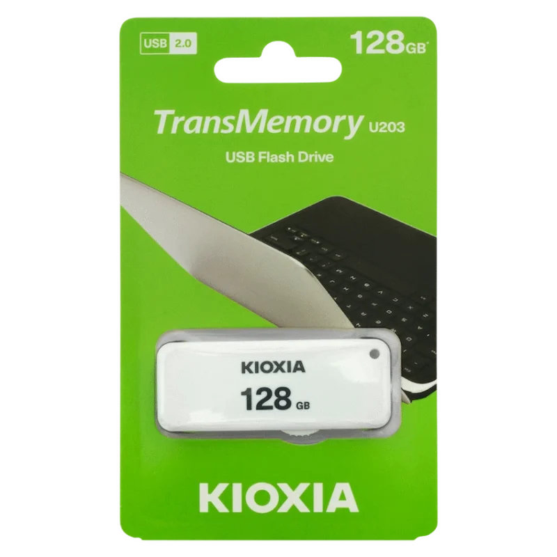Kioxia U203W- 128GB USB 2.0 Yamabiko Slider Typ