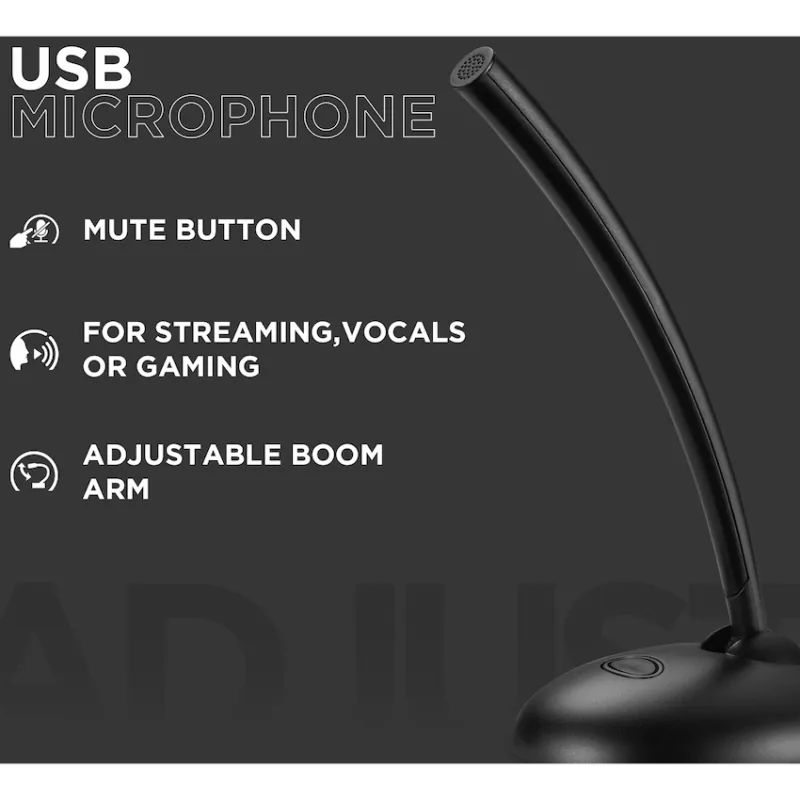 Volkano Stream Desk Series USB Microphone