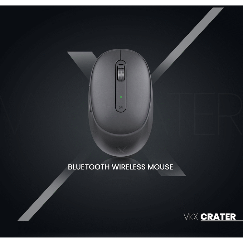 VolkanoX Crater Bluetooth Wireless Mouse - Graphite