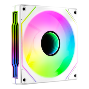 AeroCool Phantom M-3 ARGB 120mm PWM Fan | Single Pack | White