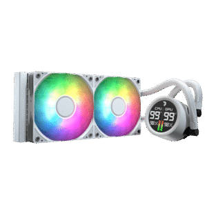 AeroCool Abyss L240R Digi ARGB Liquid CPU Cooler | 240mm | White