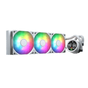 AeroCool Abyss L360R Digi ARGB Liquid CPU Cooler | 360mm | White