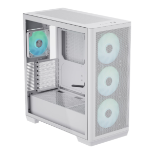 Aerocool APNX C1-R Gaming PC Case | ATX | White