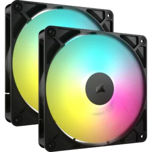 Corsair RS140 ARGB 140mm PWM FanS | Dual Pack | Black