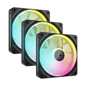 Corsair iCUE Link LX120 RGB 120mm PWM Fans | Triple Pack | iCUE Link System Hub | Black