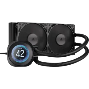 Corsair Nautilus 240 RS LCD Liquid CPU Cooler | 240mm | Black