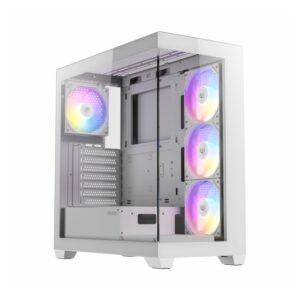 Antec CX300 ARGB Gaming PC Case | ATX | White