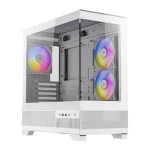 Antec CX500M RGB Gaming PC Case | Micro-ATX | White