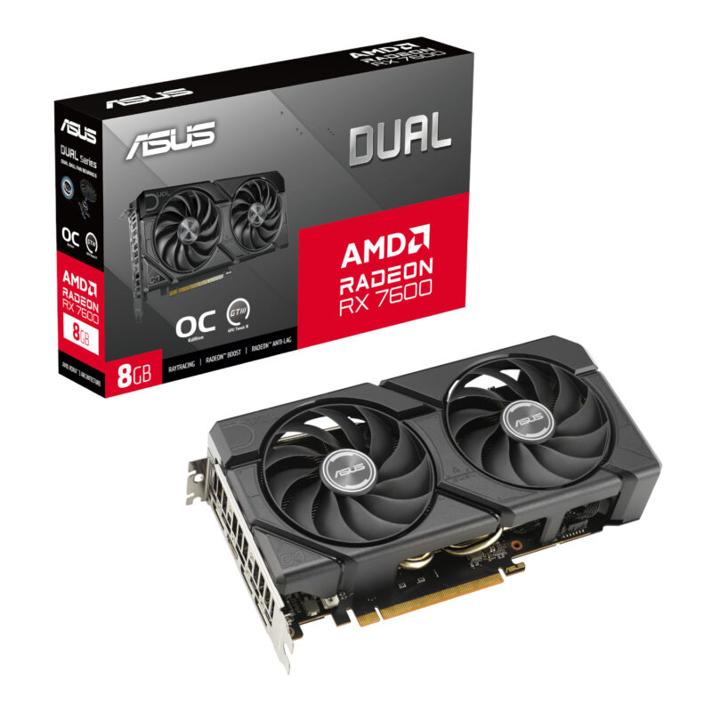 DUAL-RX7600-O8G-EVO_ASUS-Dual-Radeon-RX-7600-EVO-OC-Edition-8GB-GDDR6-Graphics-Card_wr_01a