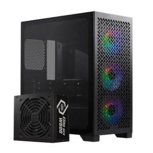 Cooler Master Elite 302 Gaming PC Case | 600W PSU | Micro-ATX | Black