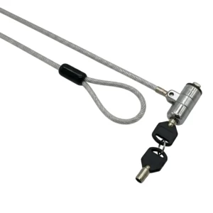 GIZZU 1.8m T-Bar Laptop Cable Lock Master Key Compatible